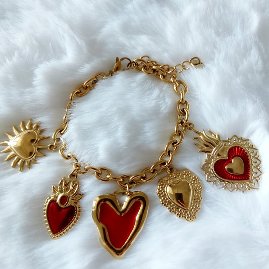 Braccialetto cuori