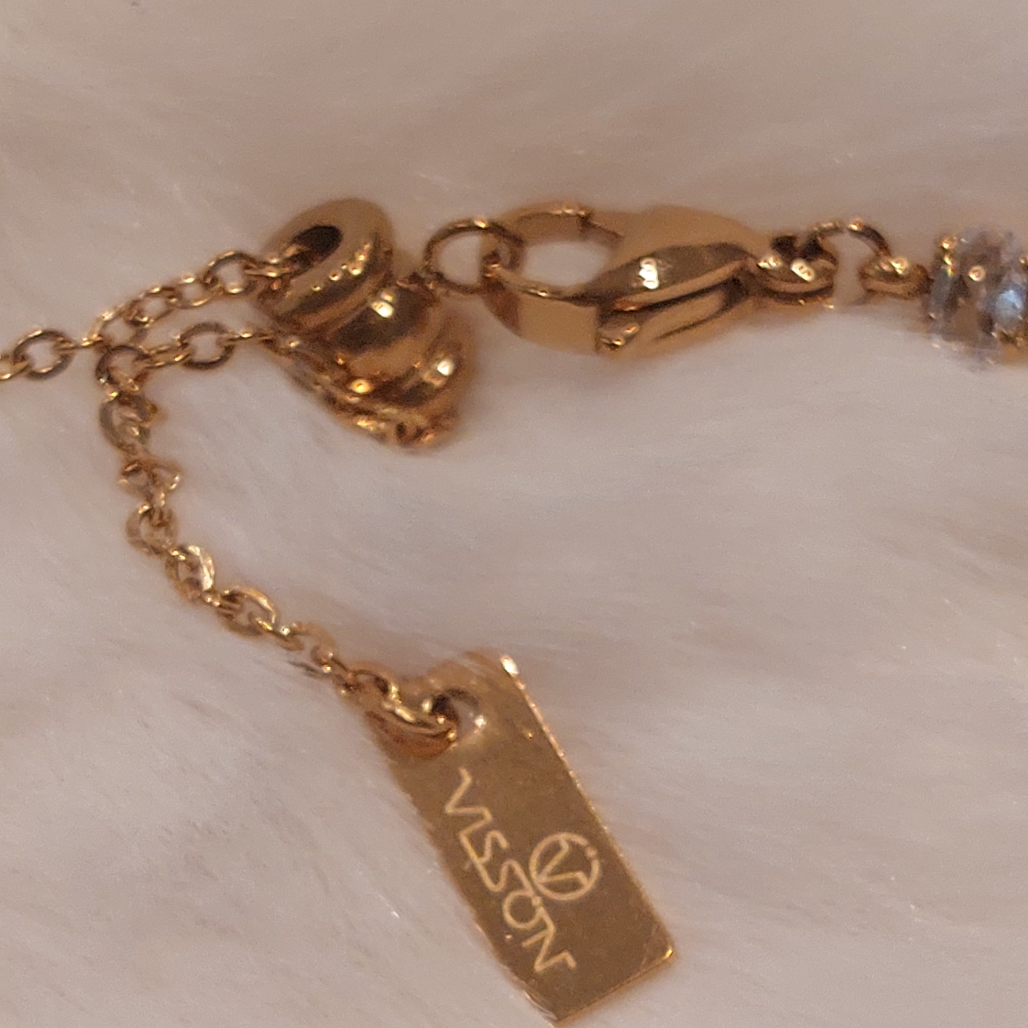 Collana Choker Minimalista con Strass – Chiusura a Cursore