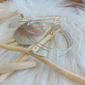 Bracciale Multifilo Cuoricini in Acciaio Inossidabile – Gold e Silver