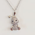 Collana Coniglietto in Acciaio Inossidabile – Argento