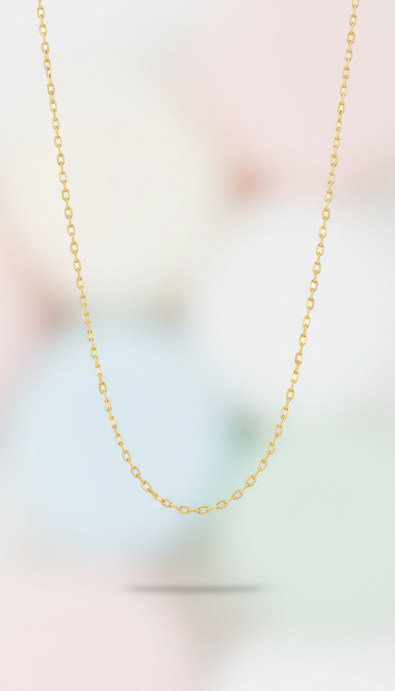 Collana a catena sottile elegante